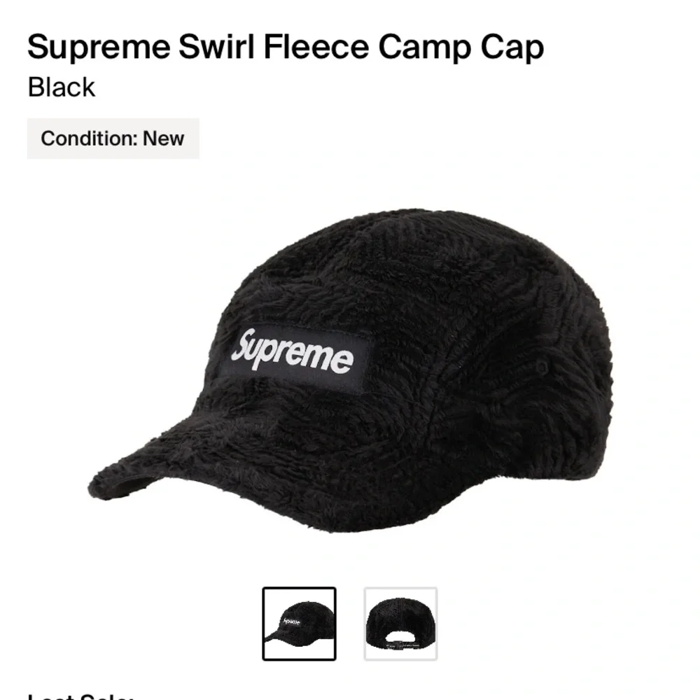 Supreme Swirl Fleece camp cap - Picture 1 of 1